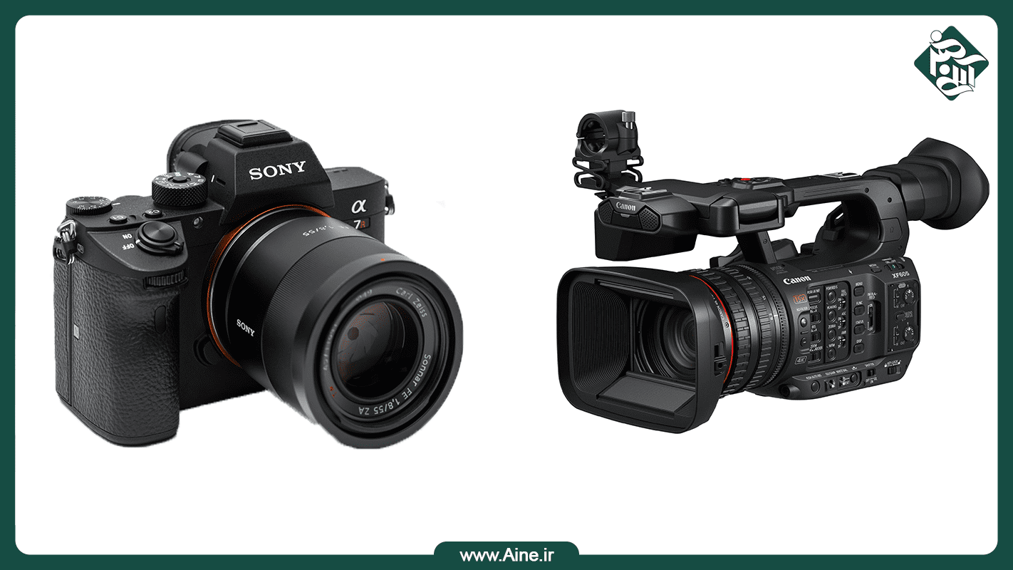 تفاوت دوربین های فیلمبرداری و عکاسی